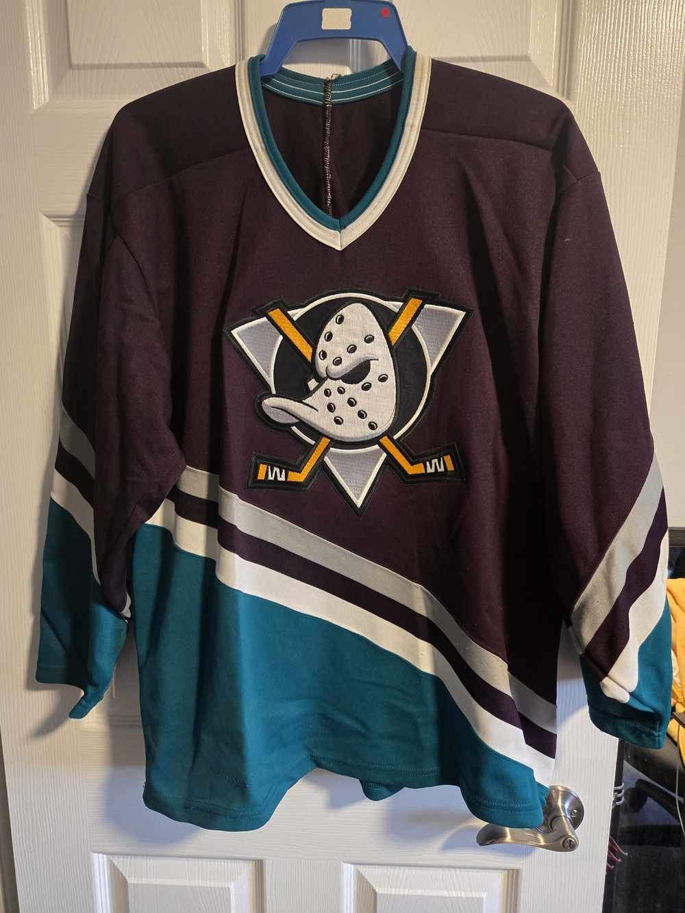 Vintage 90's Original Anaheim Mighty Ducks Jersey
